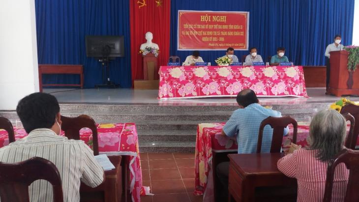 Đại biểu HĐND tỉnh, thị xã Trảng Bàng tiếp xúc cử tri xã  Phước Chỉ